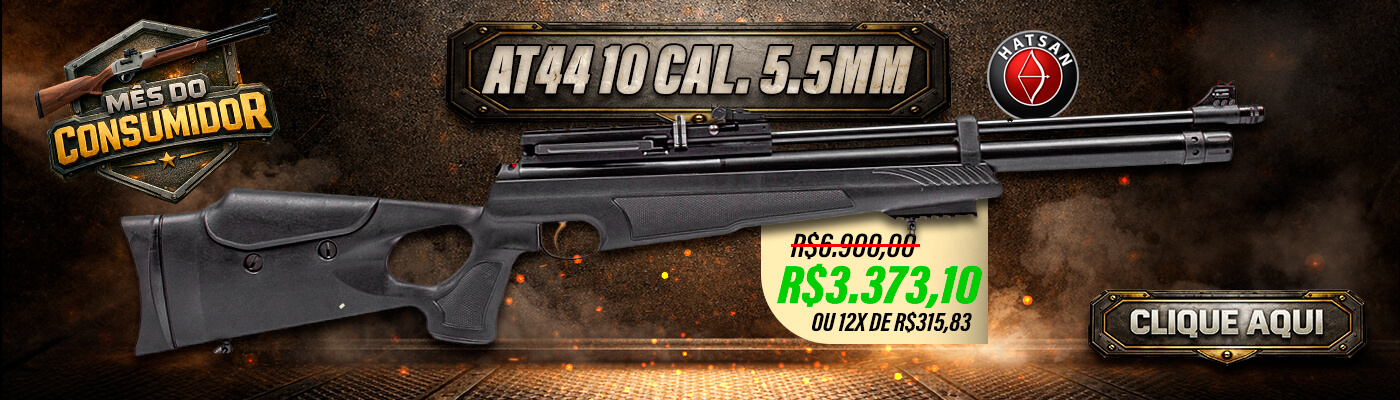 Carabina de Pressão PCP Hatsan AT44 10 - 5.5mm